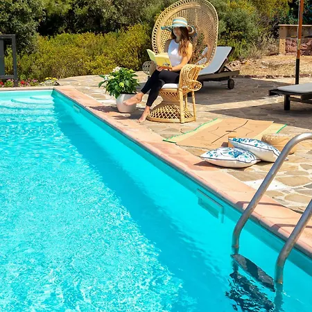Barranch With Sea View Swimming Pool For 6 People Alghero