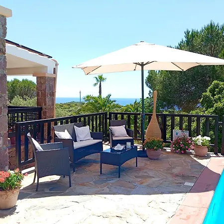 Barranch With Sea View Swimming Pool For 6 People 阿尔盖罗