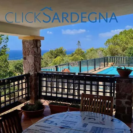 Barranch With Sea View Swimming Pool For 6 People *
