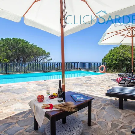 Barranch With Sea View Swimming Pool For 6 People Alghero