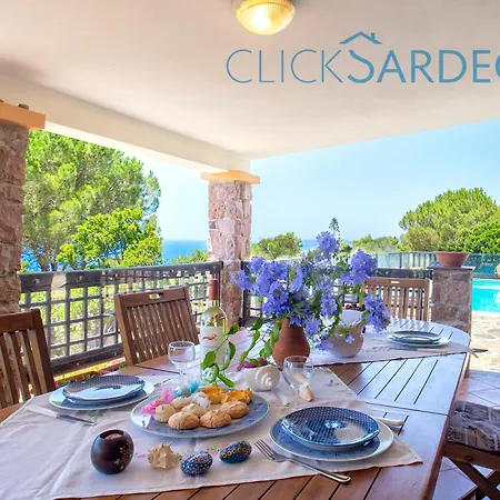 Barranch With Sea View Swimming Pool For 6 People Alghero