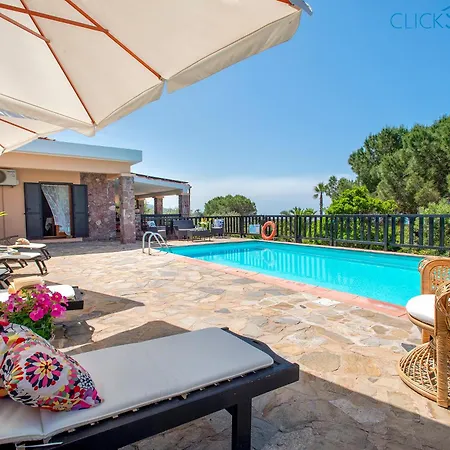 Barranch With Sea View Swimming Pool For 6 People Villa *