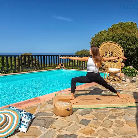 Barranch With Sea View Swimming Pool For 6 People Villa